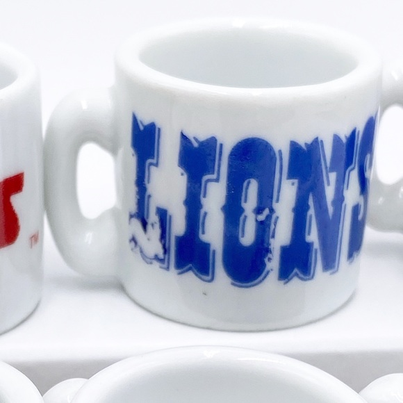 NFL Football Teams Logo Mini Ceramic Cups 16 Tiny Cups - Picture 9 of 10